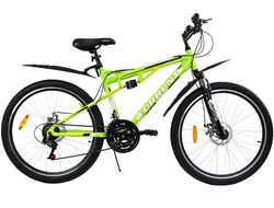 Torrent Prime 26'' черно-зеленый (21 скорость, дисковые тормоза)