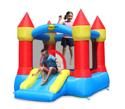 Надувной батут с горкой «Мини крепость»