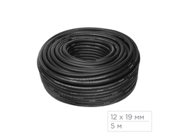 Шланг пневматический 12х19 мм, 5 м, резиновый МАСТАК 683-12100M5