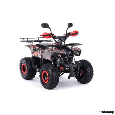 Квадроцикл Motax ATV Grizlik Super Lux 125 сс (AB) Красный-камуфляж