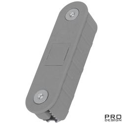 Ответная планка AGB для защелок Touch (для алюминиевых коробок) матовый хром