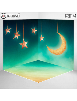 Фотофон 3D пазловый «Мятная ночь»