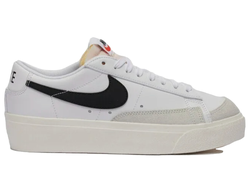 Nike Blazer Low Platform White (Белые) фото