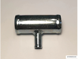 Трубка тройник 38х10х38мм металл угол 90 гр.цена за 1 шт.