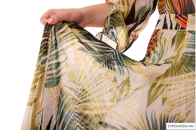 Юбка плиссе из вискозного шелка Pretty One 7414