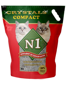 Наполнитель для кошек N1 Compact комкующийся 10 л