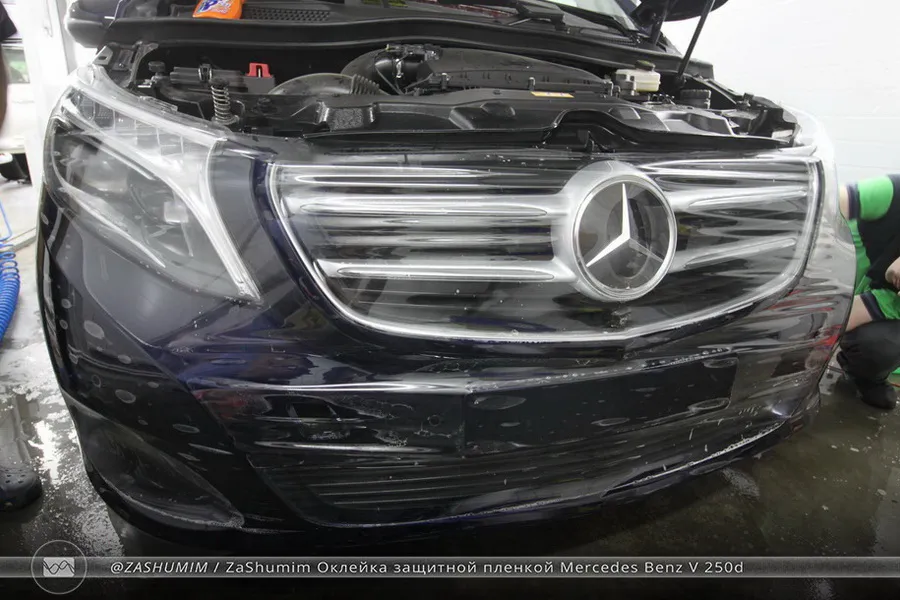 Оклейка защитной пленкой Mercedes Benz V-Class