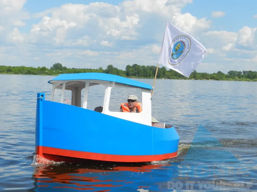 Постройка мини-буксира Фото 54