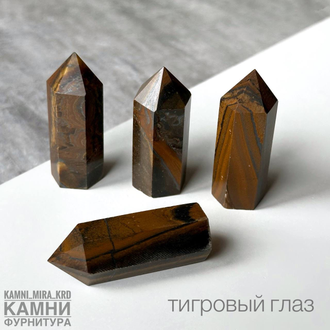 Cтолбики из натурального камня, длина 4-4,5 см, вид камня в ассортименте, цена за штуку