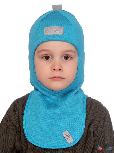 Шапка-шлем &quot;NK&quot;   20101-01, цвет бирюзовый р. 50-52
