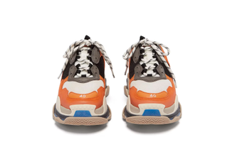 Кроссовки Balenciaga Triple S Orange Grey Black