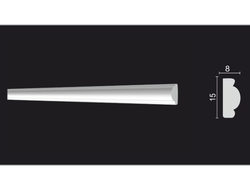 Молдинг с гладким профилем из дюрополимера Decor Dizayn (Декор Дизайн)- 130A