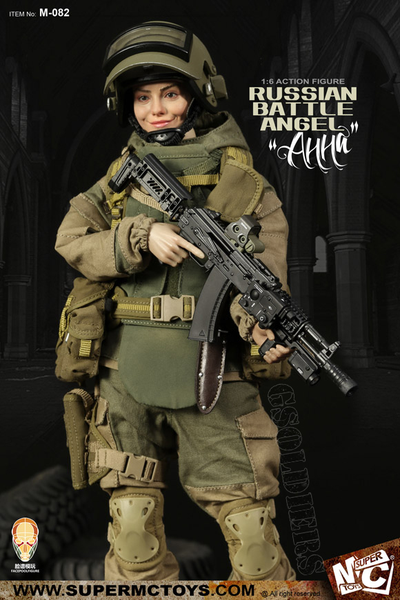 Анна (Российский спецназ) 1/6 scale Russian battle angel Anna M-082 SUPER MC TOYS X Face Pool Figure