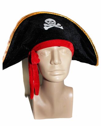 Шляпа  для пирата двухуголка