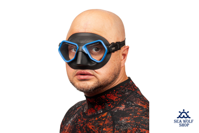 Маска для дайвинга Scuba Brothers TRITON BLACK/BLUE