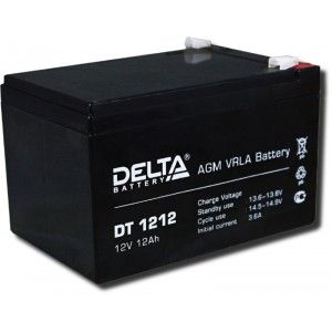 Аккумулятор Delta DT1212 (12V, 12Ah)