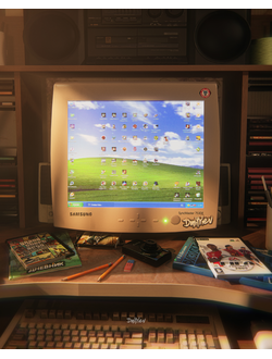 холст "Комп" #3