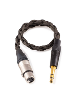 Переходник премиум-класса, 4-pin Balanced XLR – Jack 6.3 мм