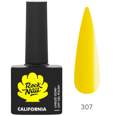 Гель-лак RockNail California 307 Pineapple 10 мл
