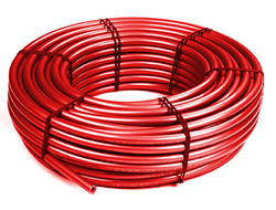 PEX-a труба из сшитого полиэтилена с кислородным слоем (красная)