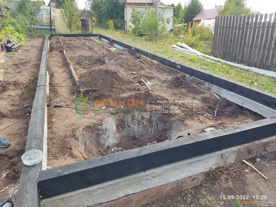 Подготовка основания под теплицу