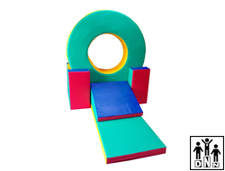 Мягкий модульный Спортивный комплекс "Спортсмен-3" (кольцо)