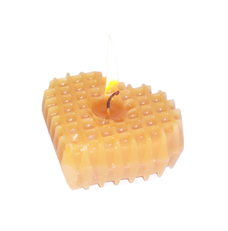 Свеча вафельное сердце с ароматом Кондитерские пряности