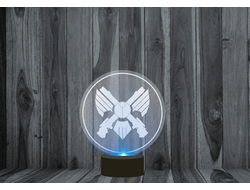 Светильник 3D, ночник Вархаммер, Warhammer 40000 №3