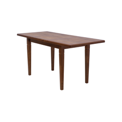 Стол раздвижной №6 Р 1150(1600)х700х760 темный орех столешница под древо