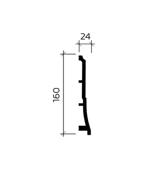 Плинтус 6.53.105 - 160*24*2000мм