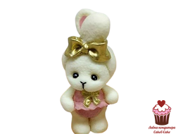 Молд Зайка с бантом 3D