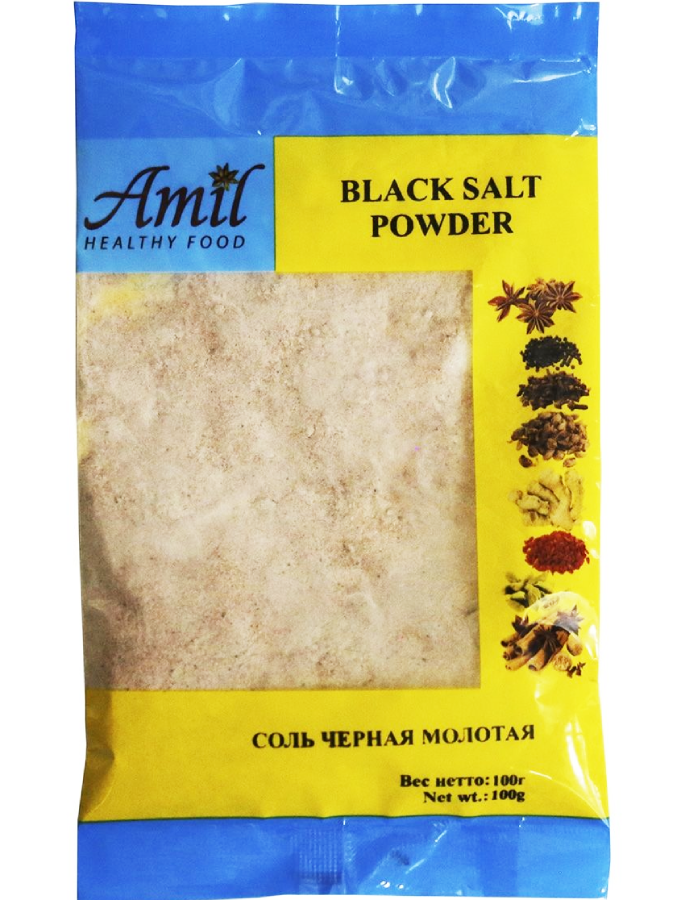 ЧЕРНАЯ СОЛЬ black salt powder Amil (Индия) 100 г