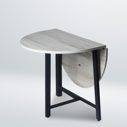 Гелиос стол обеденный раскладной пристенный 100(1100)*900*750 дуб Канадский