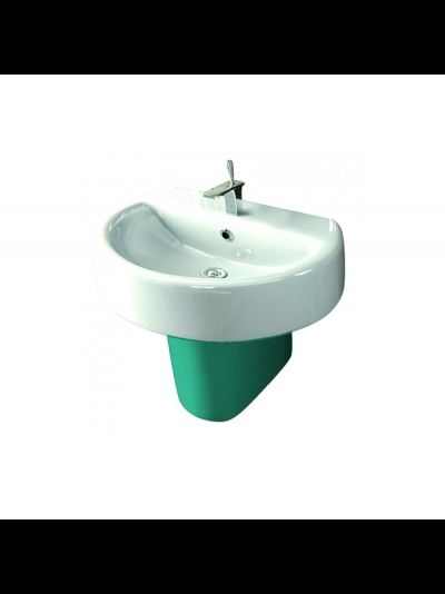 Умывальник тюльпан c полупьедесталом Sanita Luxe Best-55 с отверстием