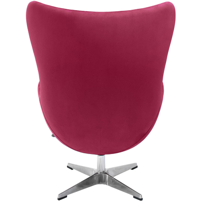 Кресло EGG CHAIR (винный, искусственная замша)