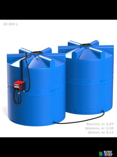 Готовое решение — мини АЗС   V 20000