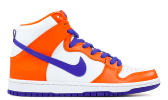 Nike SB Dunk High (Оранжевые с синим)