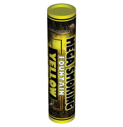 Двухсторонний цветной дым MEGA SMOKING (60 сек.) | Жёлтый