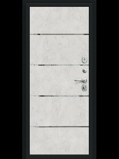 Дверь Входная "Лайн"  Look Art IMP-6/Букле черное