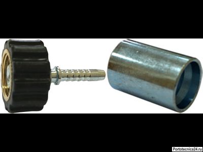 Рем. Комплект шланга М22, 2SN-08, гайка