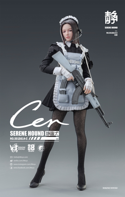 Cer из отряда "CerBeRus" - КОЛЛЕКЦИОННАЯ ФИГУРКА 1/6 Cer Serene Hound Troop  (501S614-C) - I8 Toys