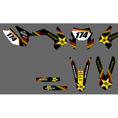 Наклейки Kayo K1 GR1 Motoland 250 2017 2018 №1934