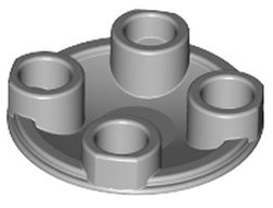 Plate, Round 2 x 2 with Rounded Bottom (Boat Stud), Light Bluish Gray (2654 / 4211372 / 4276273 / 4278273)