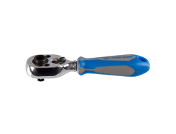 Трещотка 1/4", 111 мм, 72 зубца, флажковая, для головок и вставок (бит)  KING TONY 276A-04G