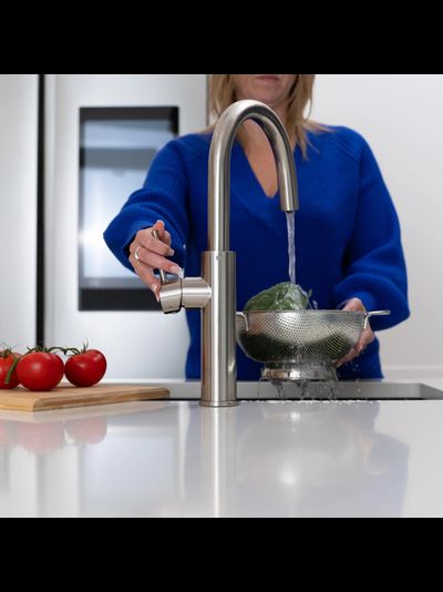 Система мгновенного кипячения воды с газацией и охлаждением 5в1 AQUAHOT ASPEN BN (нержавеющая сталь)