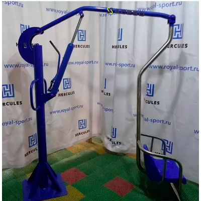 Гидравлический ПОВОРОТНЫЙ подъемник-лифт для бассейнов с низким бортом