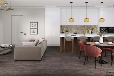 Кварцвиниловая плитка Damy Floor Ascent LVT Weisshorn / Вайсхорн K3053-3-LVT