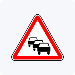 Дорожный знак 1.32 Затор