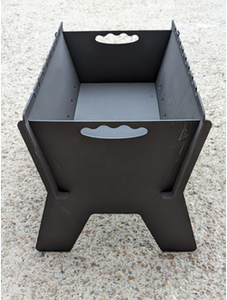 Разборный мангал, 2мм толщина, крашеный, без логотипа