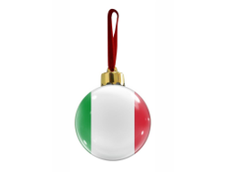 Новогодний ёлочный шар Италия